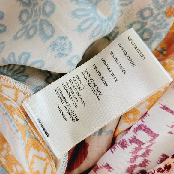 Free People Womens Tied To You Tank Tropical Combo Boho - Picture 6 of 11